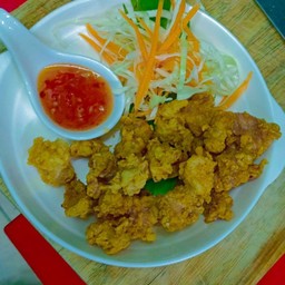 เอ็นไก่คั่วพริกเกลือ