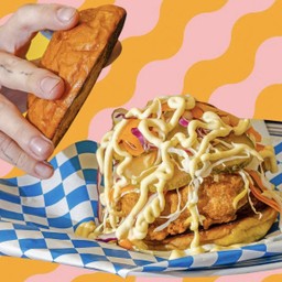 Crab Cake Burger - แคร็บเค้กเบอร์เกอร์