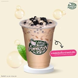 ชานมอัสสัม ป๊อปปิ้งงาดำและข้าวโอ๊ต