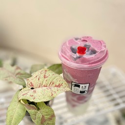 บลูเบอร์รี่นมสดปั่น