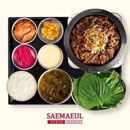 เนื้อพุลโกกีหมักซอสกระทะร้อน