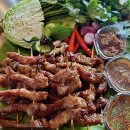 หมูปลาร้าทอดบ้านท้ายซอย ลำลูกกา