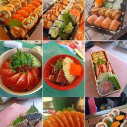 หมีน้อยซูชิ สามล้อปั้นสด &กินตะทาโกะยากิ หลังโรงพยาบาลถลาง& บ่อกรวด