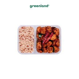 LEANLICIOUS ข้าวไก่ผัดพริกแห้ง