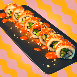 Rainbow Satay Roll - เรนโบว์สะเต๊ะ