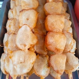 ปลาเส้นชุบแป้ง