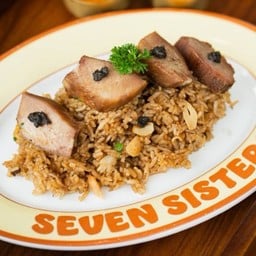 ข้าวผัดมันเนื้อลิ้นวัว - Fried Rice with Beef Tongue