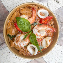 ข้าวไข่ข้นห่อหมกทะเล