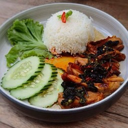 ข้าวไก่ขี้เมาเสฉวน (Drunken Chicken)