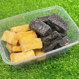 เต้าหู้ทูโทน (ถั่วเหลืองล้วน+งาดำ) กล่องสุดคุ้ม