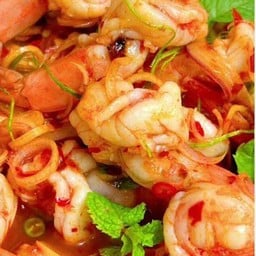 ข้าวพล่ากุ้ง