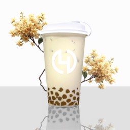 ชานมไข่มุกหอมหมื่นลี้ Guihua Milk Boba Tea 桂花奶茶