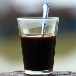 กาแฟดำโบราณร้อน