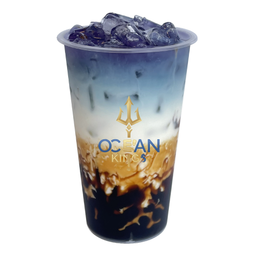 ชานมอัญชันน้ำเงิน