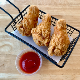 ปีกบนไก่กรอบ 3 ชิ้น  (Crispy Fried Chicken Wing Sticks 3 Pcs)-D