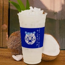 เมนูใหม่!! น้ำมะพร้าวไข่มุกลาวา แก้วหมี L 22oz.