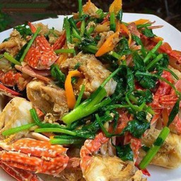 ปูม้าผัดคึ่นช่าย
