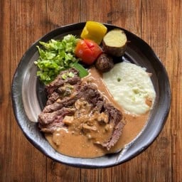 เสต็กเนื้อสันในออส