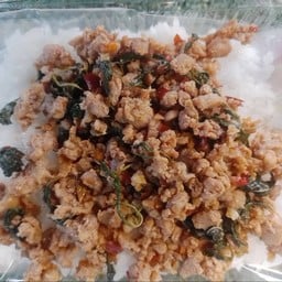 ผัดหมูสับใบกะเพรา