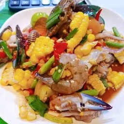 ตำทะเลรวมข้าวโพด