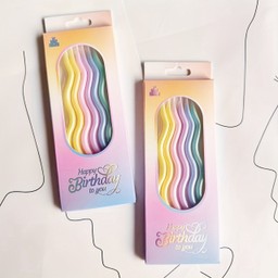 เทียนเกลียวพาสเทล