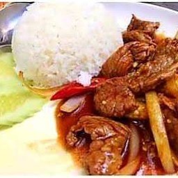 ผัดพริกเผา@ทำเอง@น้ายัง