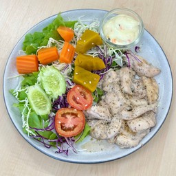สลัดอกไก่ สูตรคลีน 120 kcal