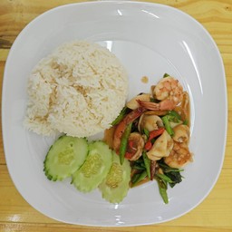 ข้าวผัดพริกขี้หนูสวน