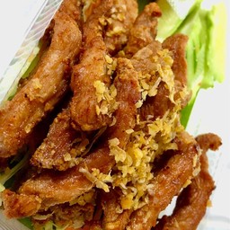 หมูแดดเดียวทอด