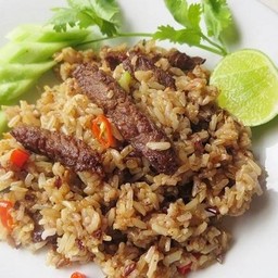 ข้าวผัดเนื้อไข่1ฟอง