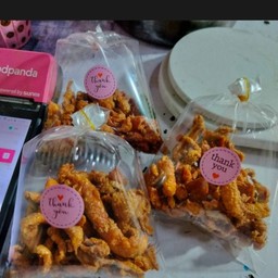 หนังไก่ทอด