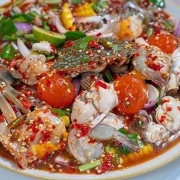 ยำเหลา ปูม้า