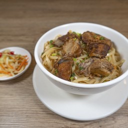 ဝက်နံရိုးပေါင်းဆီချက် ผัดหมี่ซี่โครงหมู STEAM PORK RIBS SICHIT