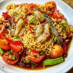 ตำม่าม่ากุ้งสด