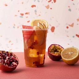 ชามะนาวใส่ผลไม้รวมเย็น