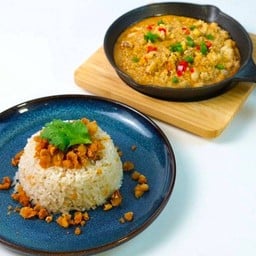 ข้าวราดมันปู