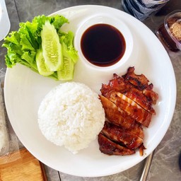 ข้าวไก่ย่าง ซอสเทอริยากิ