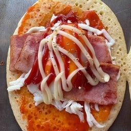 พิซซ่า เบคอนชีส+ไข่ดาว