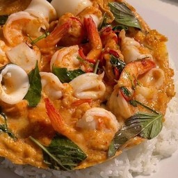 ข้าวห่อหมกทะเลไข่ข้น