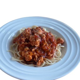 สปาเก็ตตี้-หมูซอสมะเขือเทศ