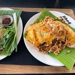 ผัดหมี่อย่างโคราชใส่กุ้ง
