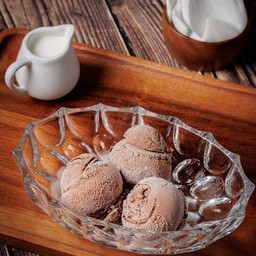 ไอติมช็อคโกแลต ฝอยทอง