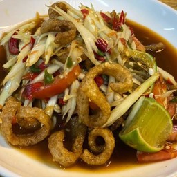 ตำกากหมูปลาร้า