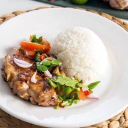 ข้าวยำไก่ย่าง