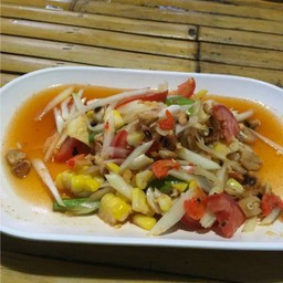 ตำไทยใส่ข้าวโพด