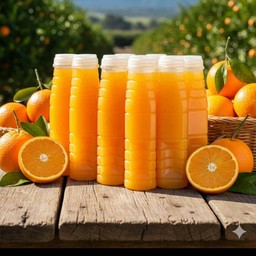 นำ้ส้มคั้นสด 6 ขวด