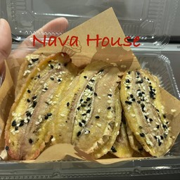 กล้วยอบงาขาว+งาดำ 150กรัม