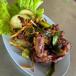 เนื้อแดดเดียวทอด