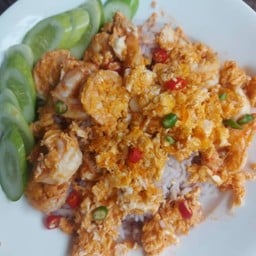 ข้าวไข่ขยี้กุ้ง