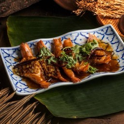 กุ้งทอดซอสมะขาม